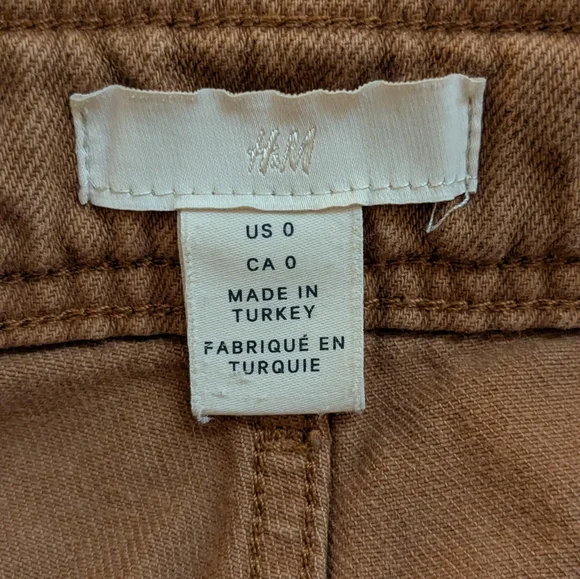 H&M Tan Denim Trousers - Picture 2 of 3